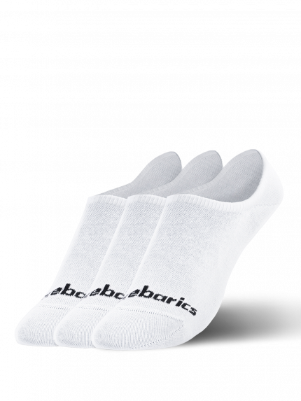 Barebarics - Barefoot ponožky - No-Show - White - 3 pack