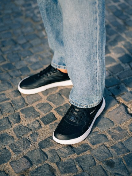 Barefoot tenisky Barebarics Zing - Black & White