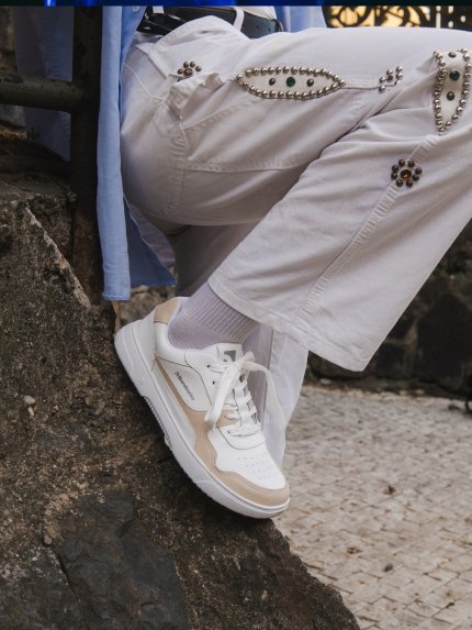 Barefoot tenisky Barebarics Zing - White & Cream