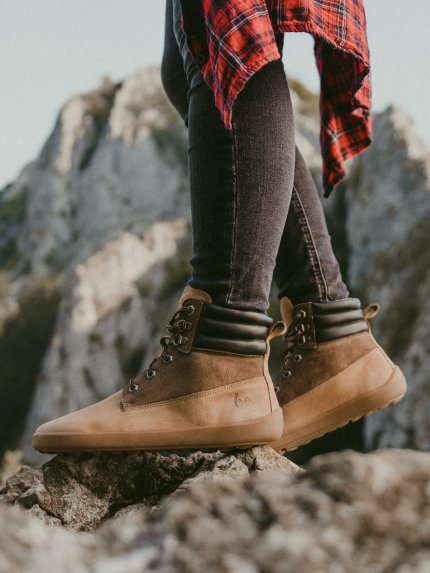 Barefoot topánky Be Lenka Nevada Neo - Sand & Dark Brown