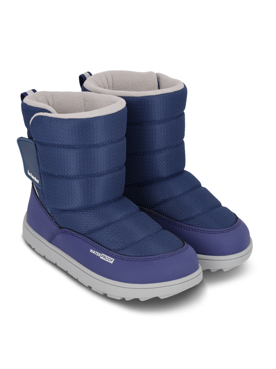Detské barefoot snehule Be Lenka Ailo Kids - Dark Blue