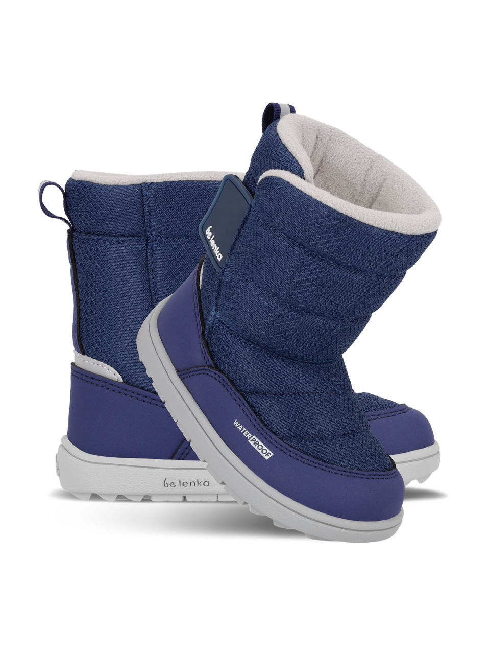 Detské barefoot snehule Be Lenka Ailo Preschool - Dark Blue