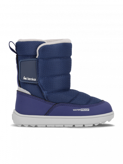 Detské barefoot snehule Be Lenka Ailo Preschool - Dark Blue