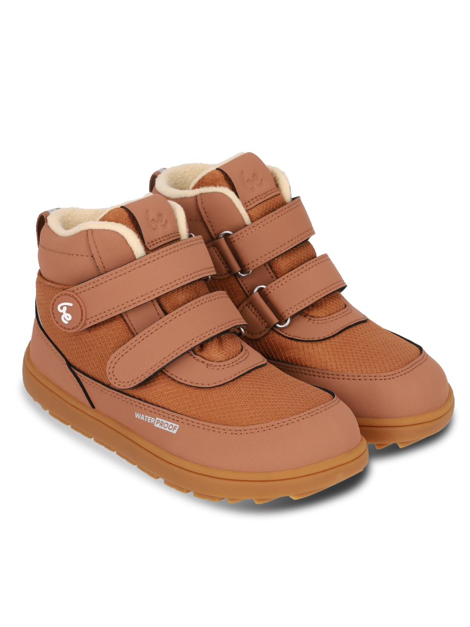 Detské zimné barefoot topánky Be Lenka Zippu Kids - All Brown