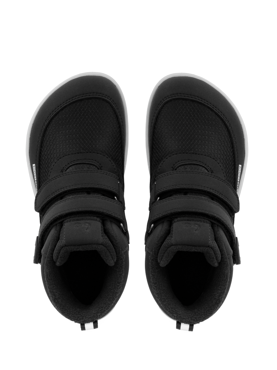 Detské zimné barefoot topánky Be Lenka Zippu Junior - Black & Grey