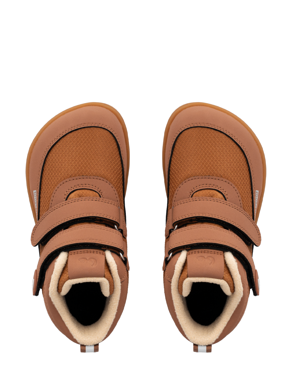 Detské zimné barefoot topánky Be Lenka Zippu Kids - All Brown