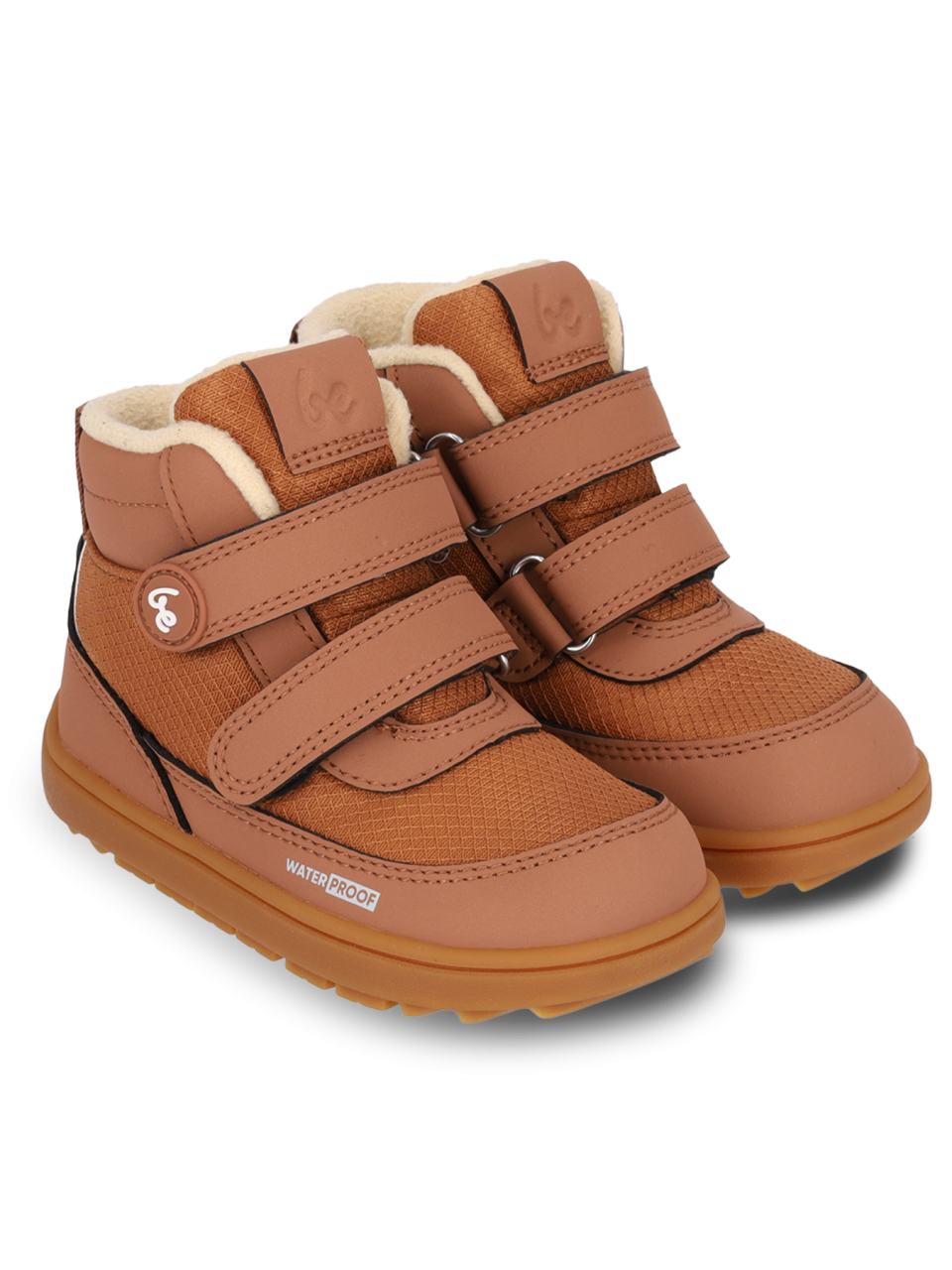 Detské zimné barefoot topánky Be Lenka Zippu Preschool - All Brown