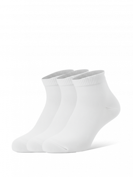 Barefoot ponožky - Low-cut - Essentials - White - 3 pack